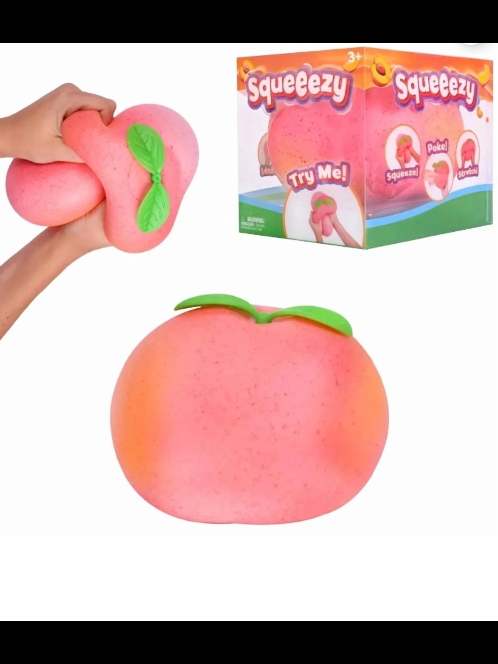 New In Box Sunny Days Squeeezy Peach